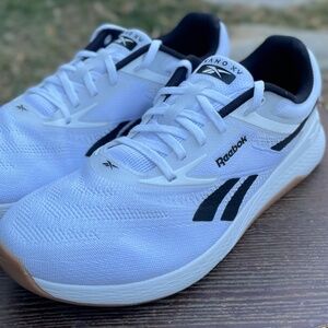 Reebok Nano X5 White Black Gum - Mens Size 10.5 - Excellent Condition w/Box
